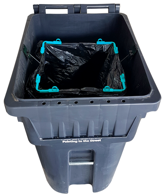 BagEZ Trash Can Cleaning Kit | Ultimate Garbage Can Deodorizer & Maggot Killer | Fly Repellent Odor Control System | Eco-Friendly Dual-Container Solution for 50 64 and 95 Gallon Bins