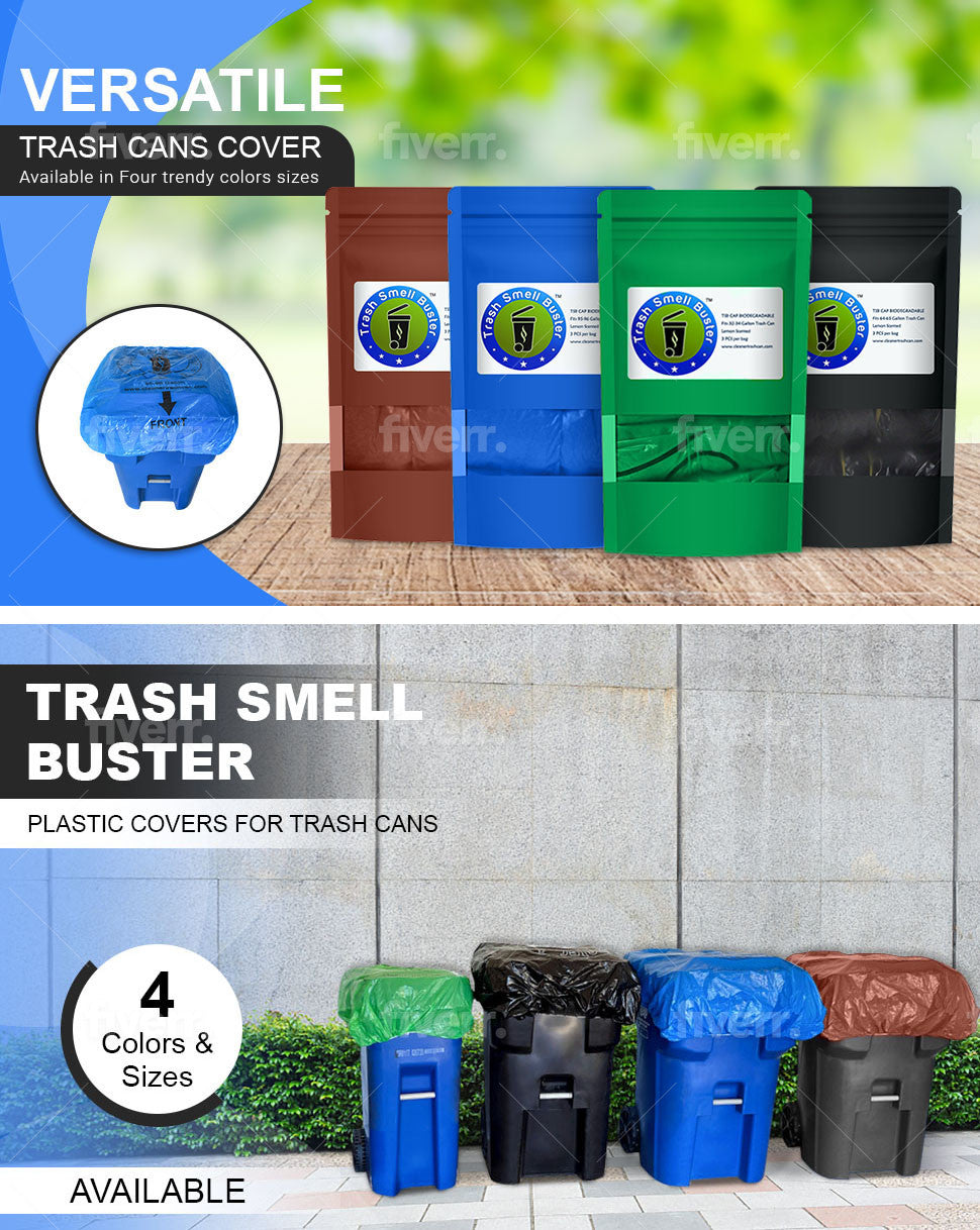  Trash Smell Buster, Trash Can Smell Eliminator Cover