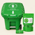 Trash Smell Buster Plastic Cover – Elastic Band | Fits 32, 45, 64 & 95 Gallon Trash Cans